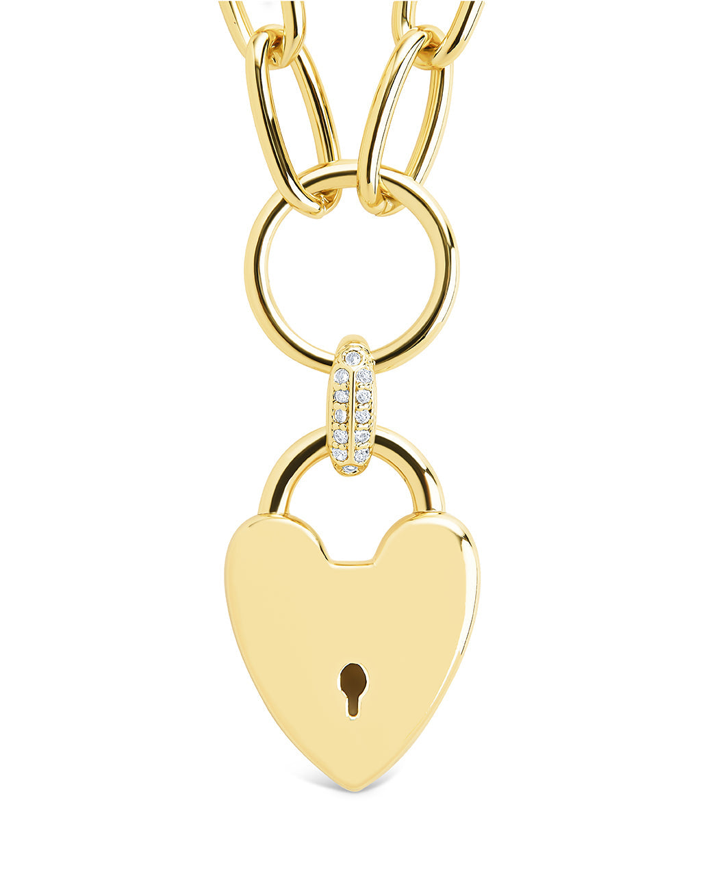 Mirren Heart Padlock Necklace