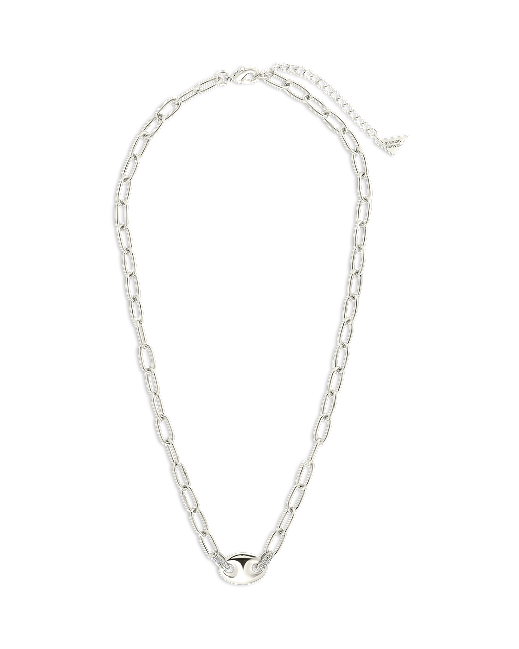 Bliss CZ Anchor Chain Necklace