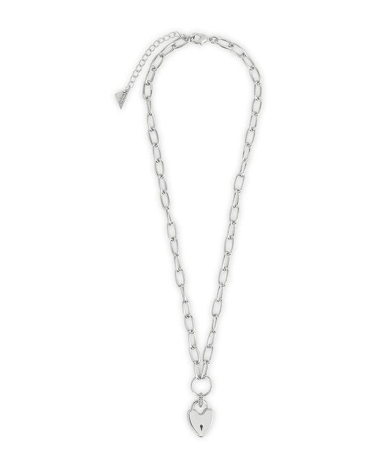 Mirren Heart Padlock Necklace
