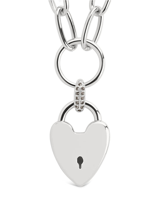 Mirren Heart Padlock Necklace