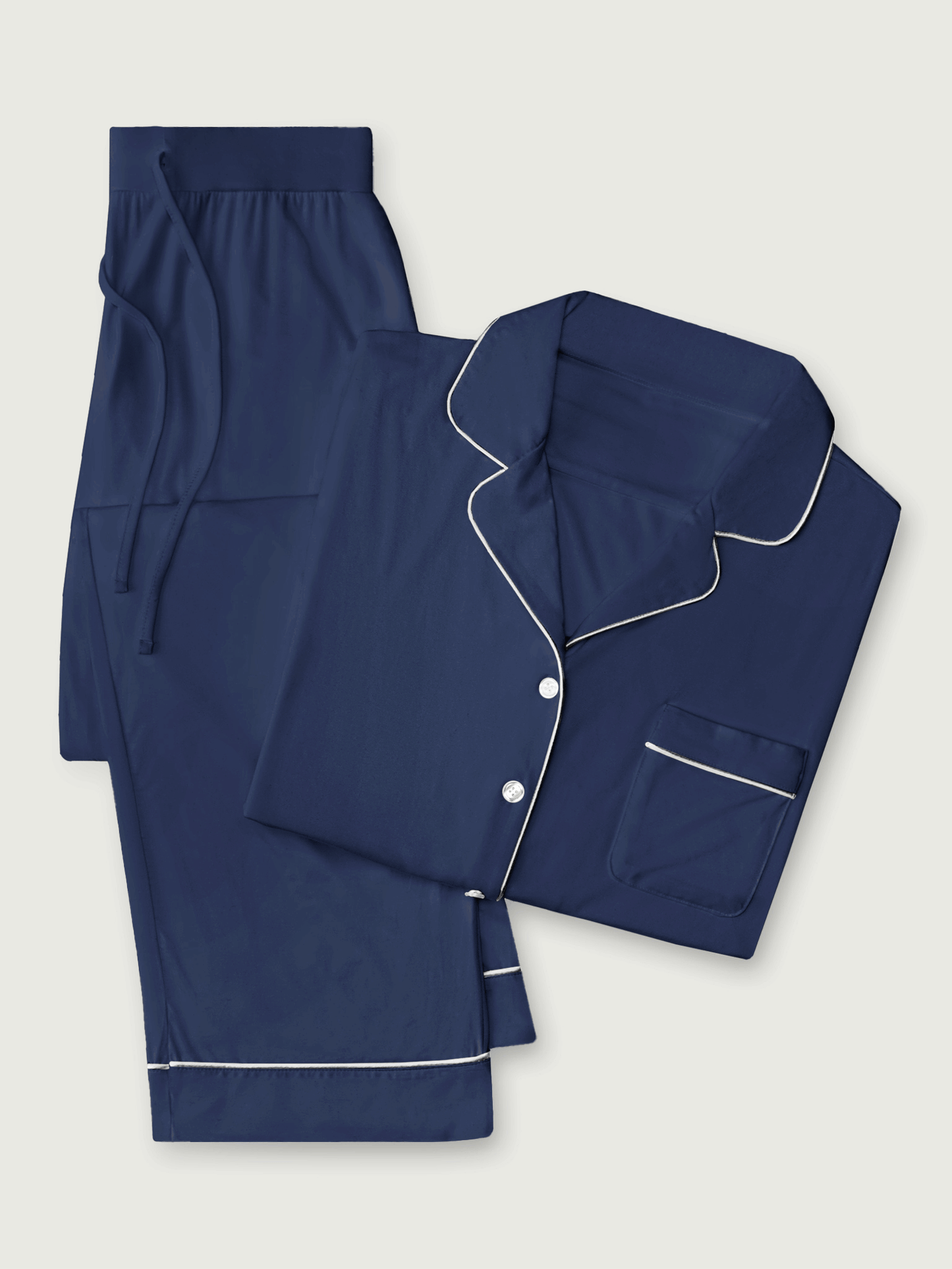 Women's Bamboo Stretch-Knit Long Sleeve Pajama Set PETITE - Last Chance