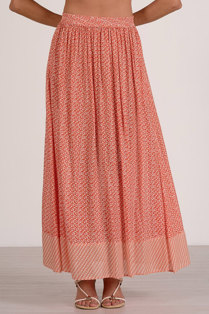 Zina Skirt Red Zina
