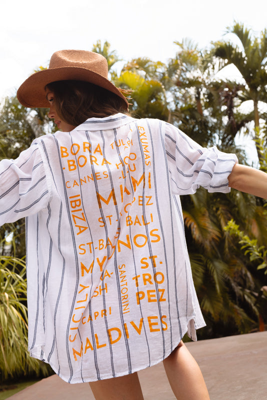 Tropical Button Down