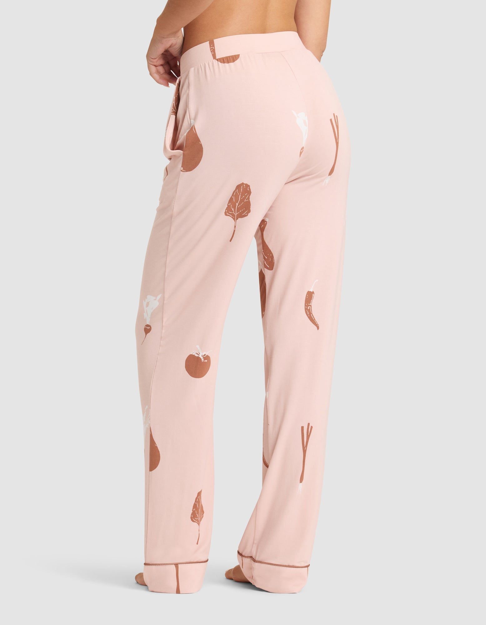 Women's Bamboo Stretch-Knit Short Sleeve & Pant Pajama Set