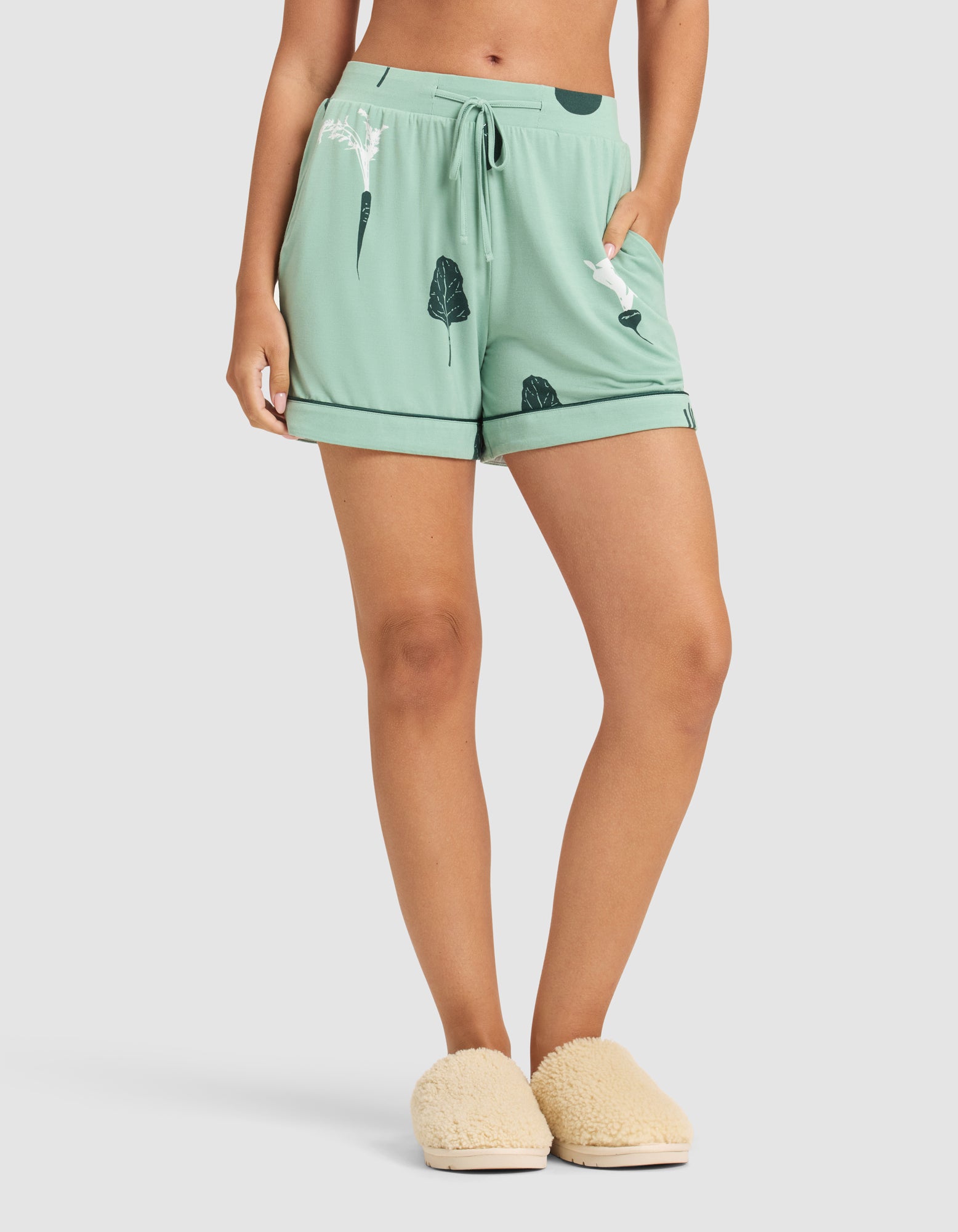 Women's Bamboo Stretch-Knit Short Sleeve Pajama Set