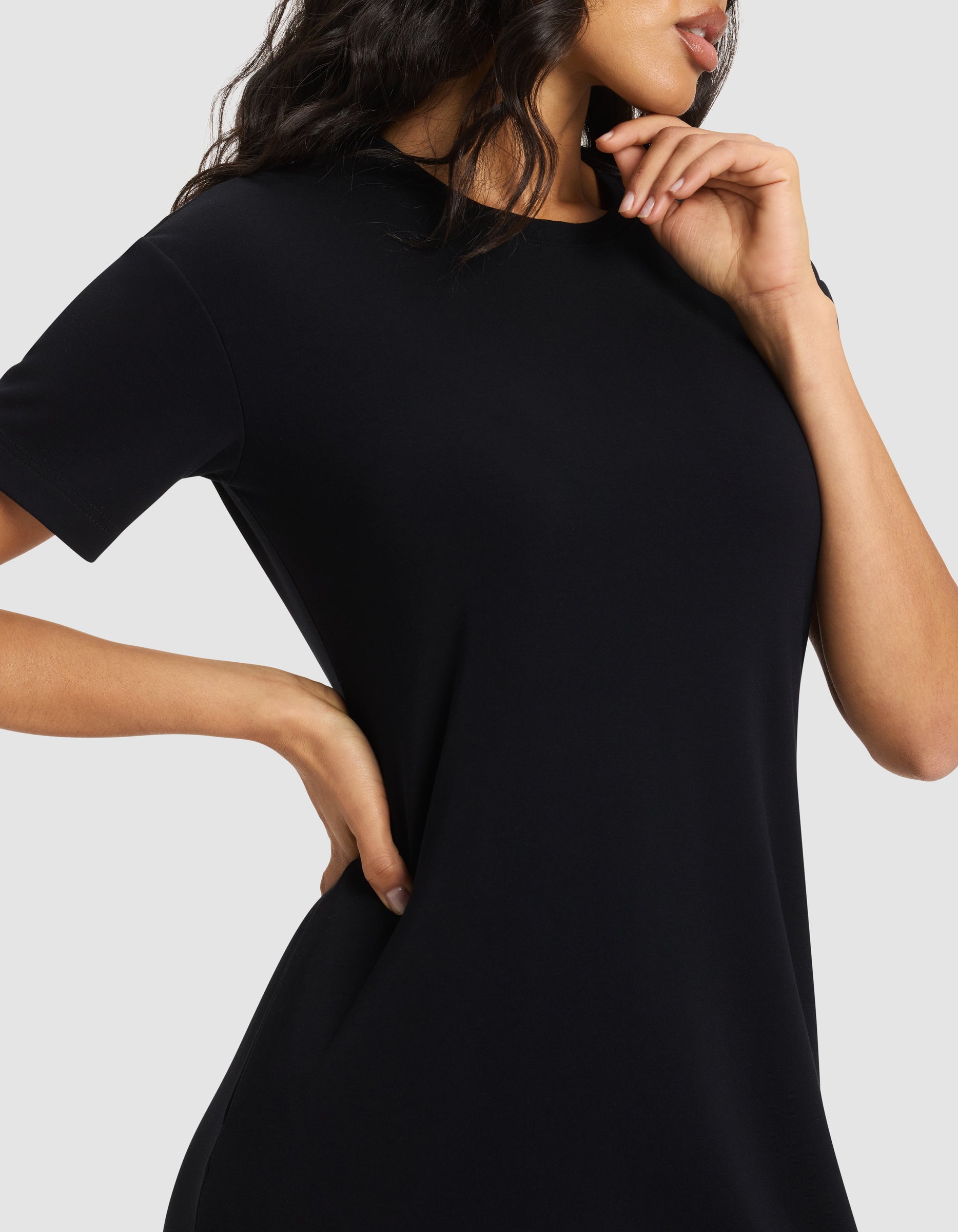 Women's Brushed Bamboo Midi Dress