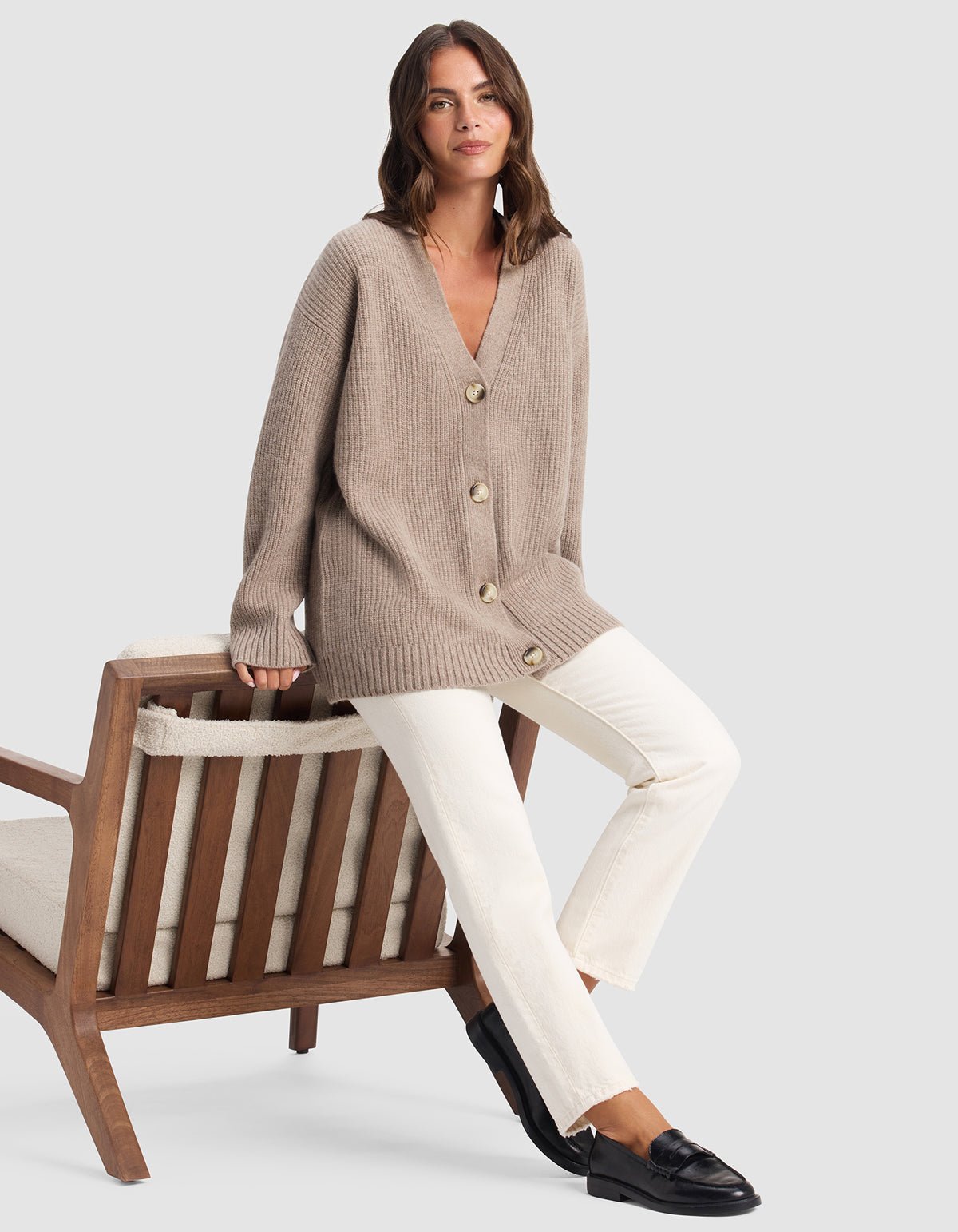 Oversized Sunday Cashmere Cardigan