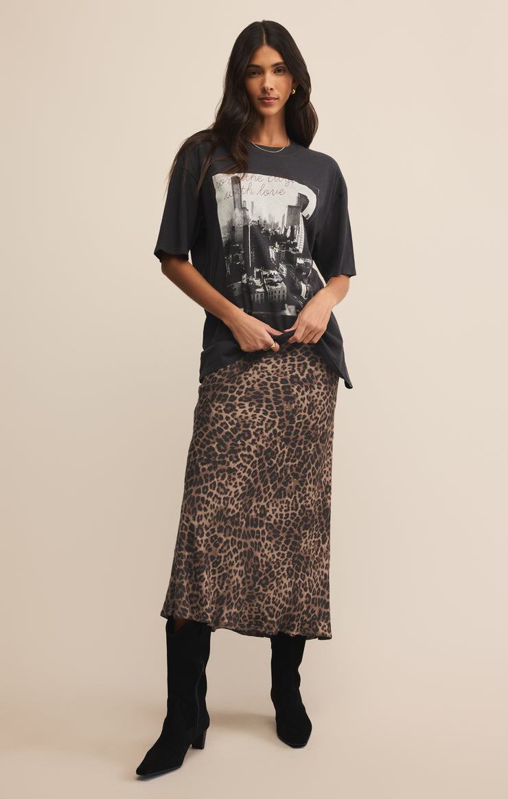 Izabel Leopard Skirt