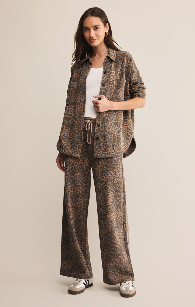All Day Knit Leopard Jacket