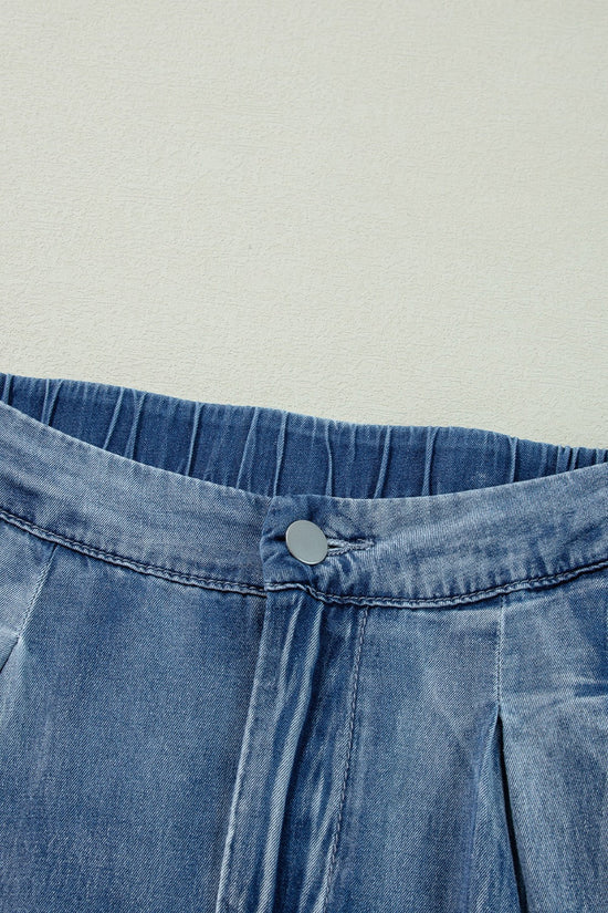 High-Waisted Wide-Leg Jeans