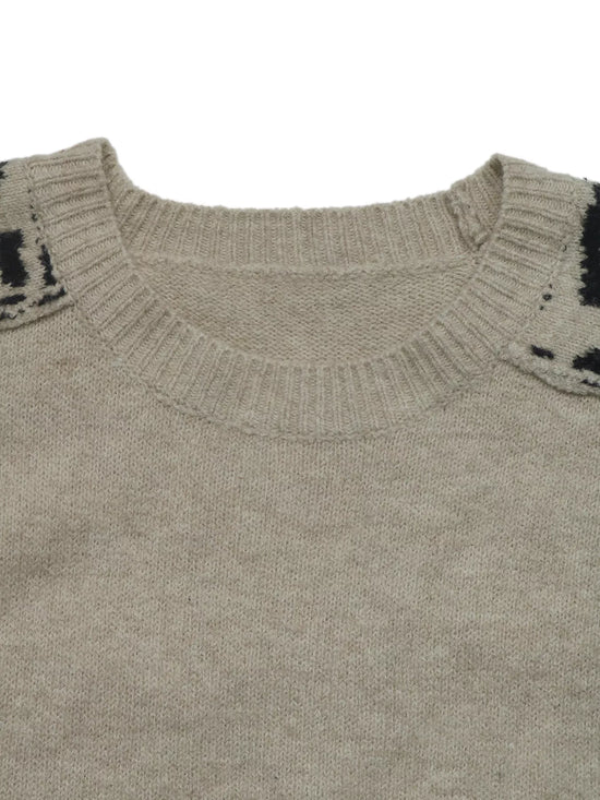 Leopard Round Neck Sweater
