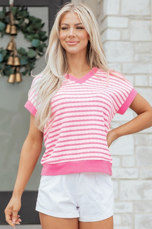 Georgia Trim Short Sleeve Top