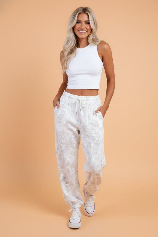 Camo Baggy Drawstring Jogger Sweatpants