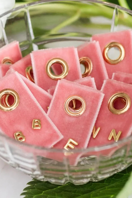 Initial Stud Earrings