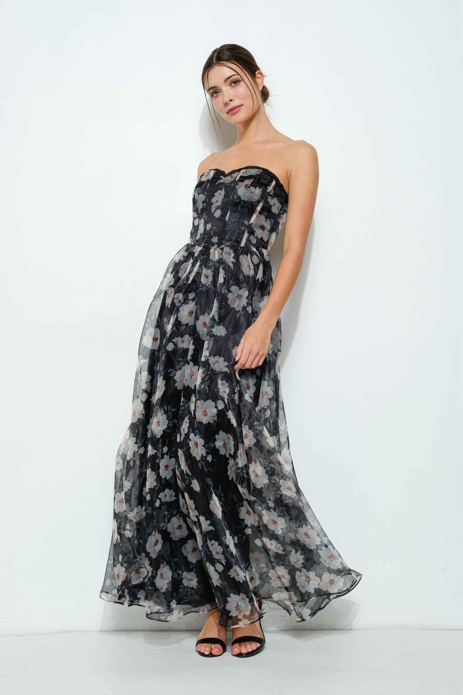 Fleur Corset Maxi Dress