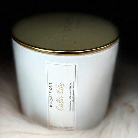 Calla Lily Candle, Soft White Floral, 9 oz