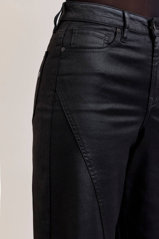 HIDDEN JEANS | NORI COATED WIDE LEG JEANS