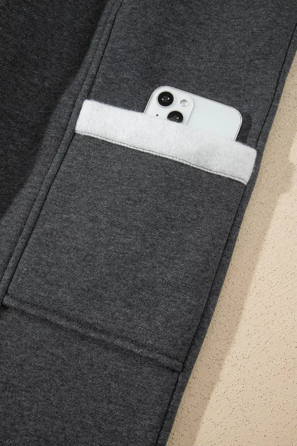 Crew Neck Long Sleeve Top and Joggers Set