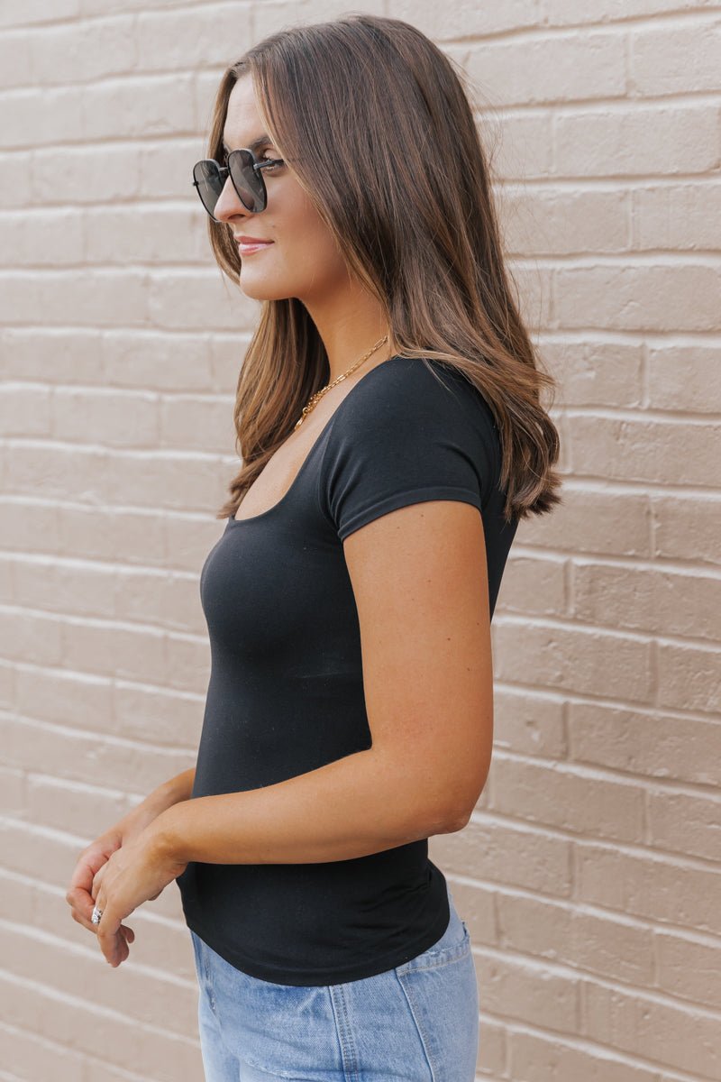 Free People Clean Lines Sunfade Baby Tee