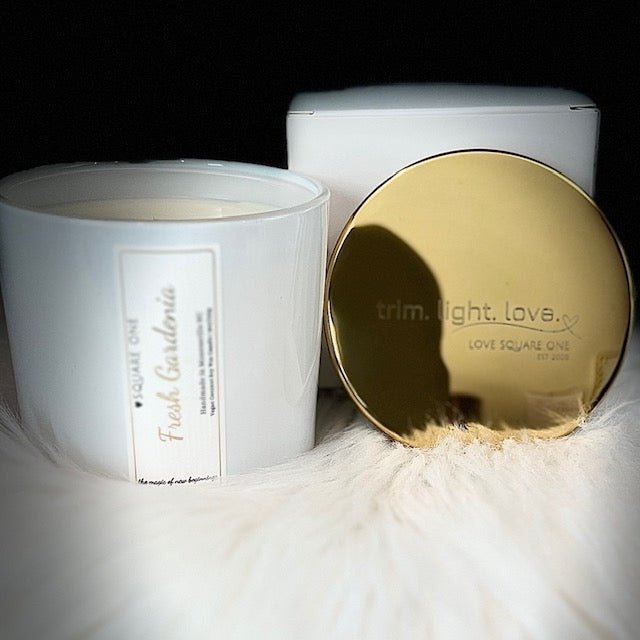 Fresh Gardenia Candle, Bright Gardenia Jasmine, 9 oz