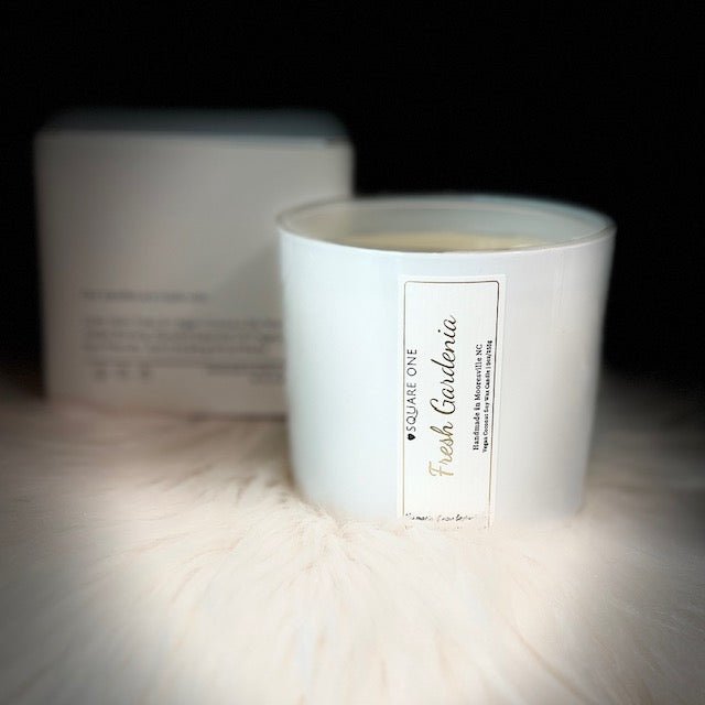Fresh Gardenia Candle, Bright Gardenia Jasmine, 9 oz