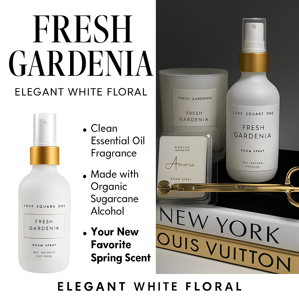 Fresh Gardenia Room Spray, Bright Gardenia Jasmine