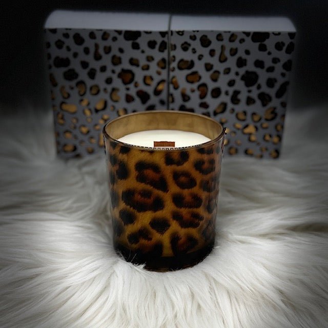 Leopard Print Candle – Peppercorn & Citrus | Bold, Clean & Luxe