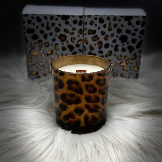 Leopard Print Candle – Peppercorn & Citrus | Bold, Clean & Luxe