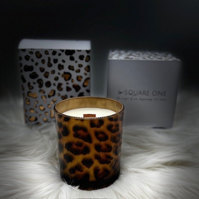 Leopard Print Candle – Peppercorn & Citrus | Bold, Clean & Luxe