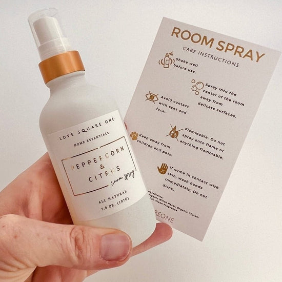 Peppercorn & Citrus Room Spray, Bright Citrus Spice