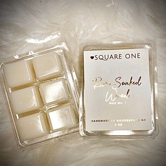 Rumsoaked Wood Wax Melts, Dark Rum Oak, 2oz