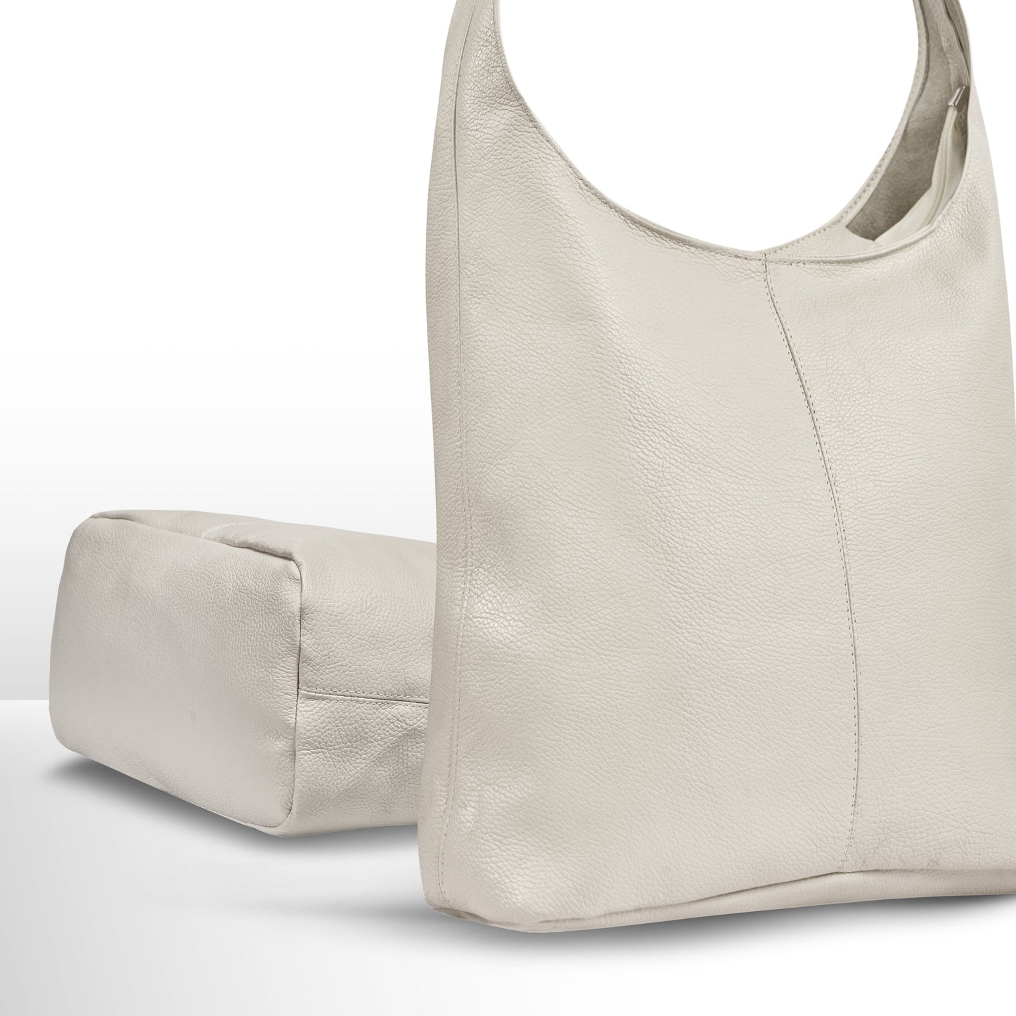 Calf Leather Hobo Bag