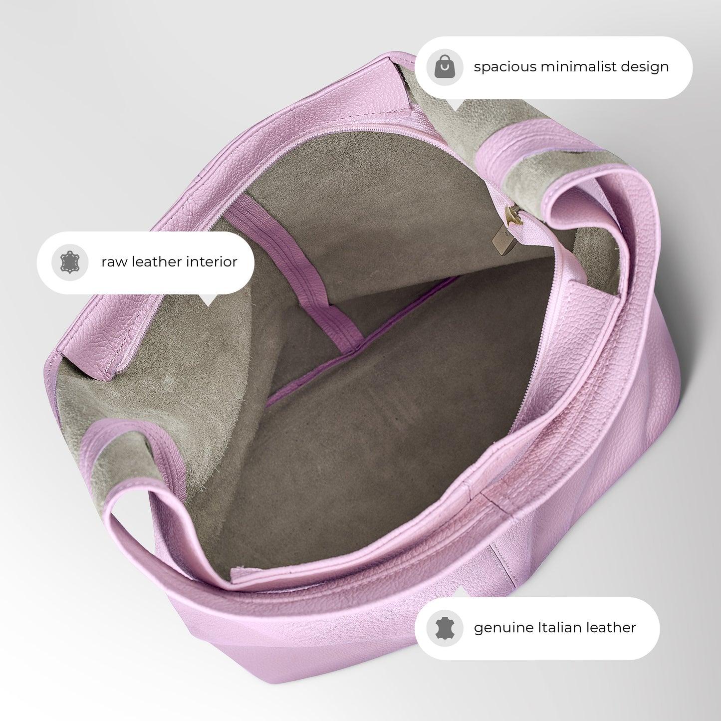 Calf Leather Hobo Bag