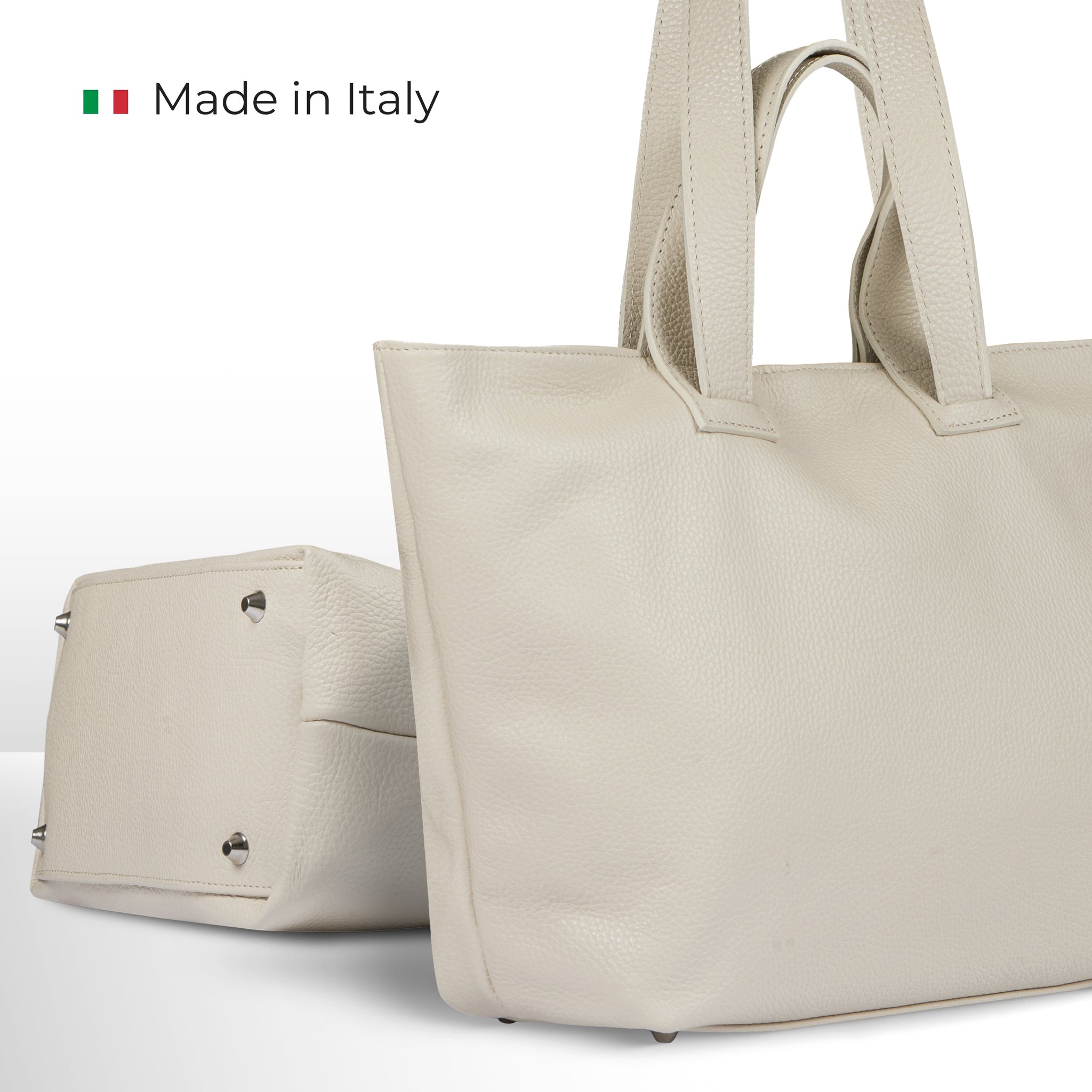 Calf Leather Tote Bag
