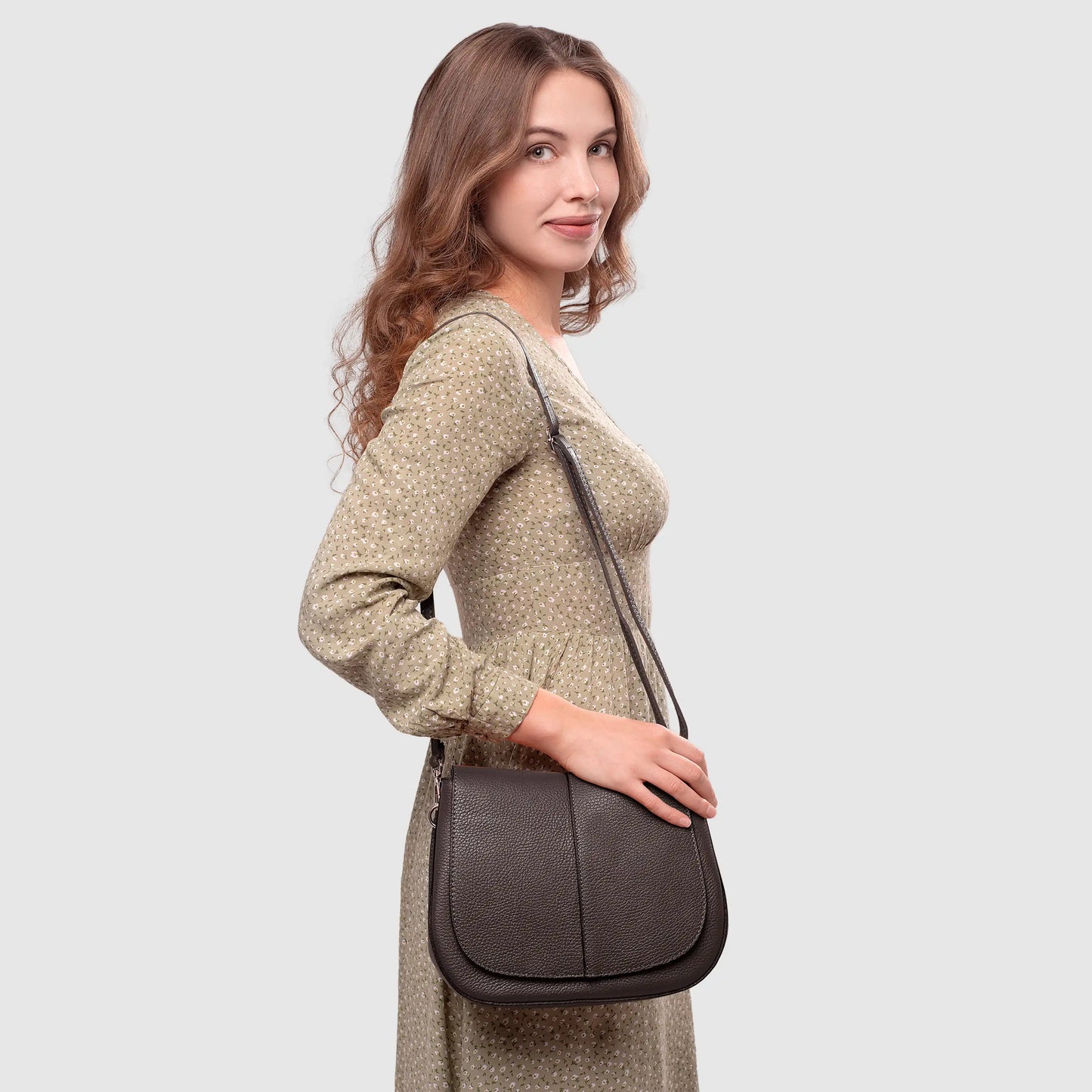 Calf Leather Shoulder Bag