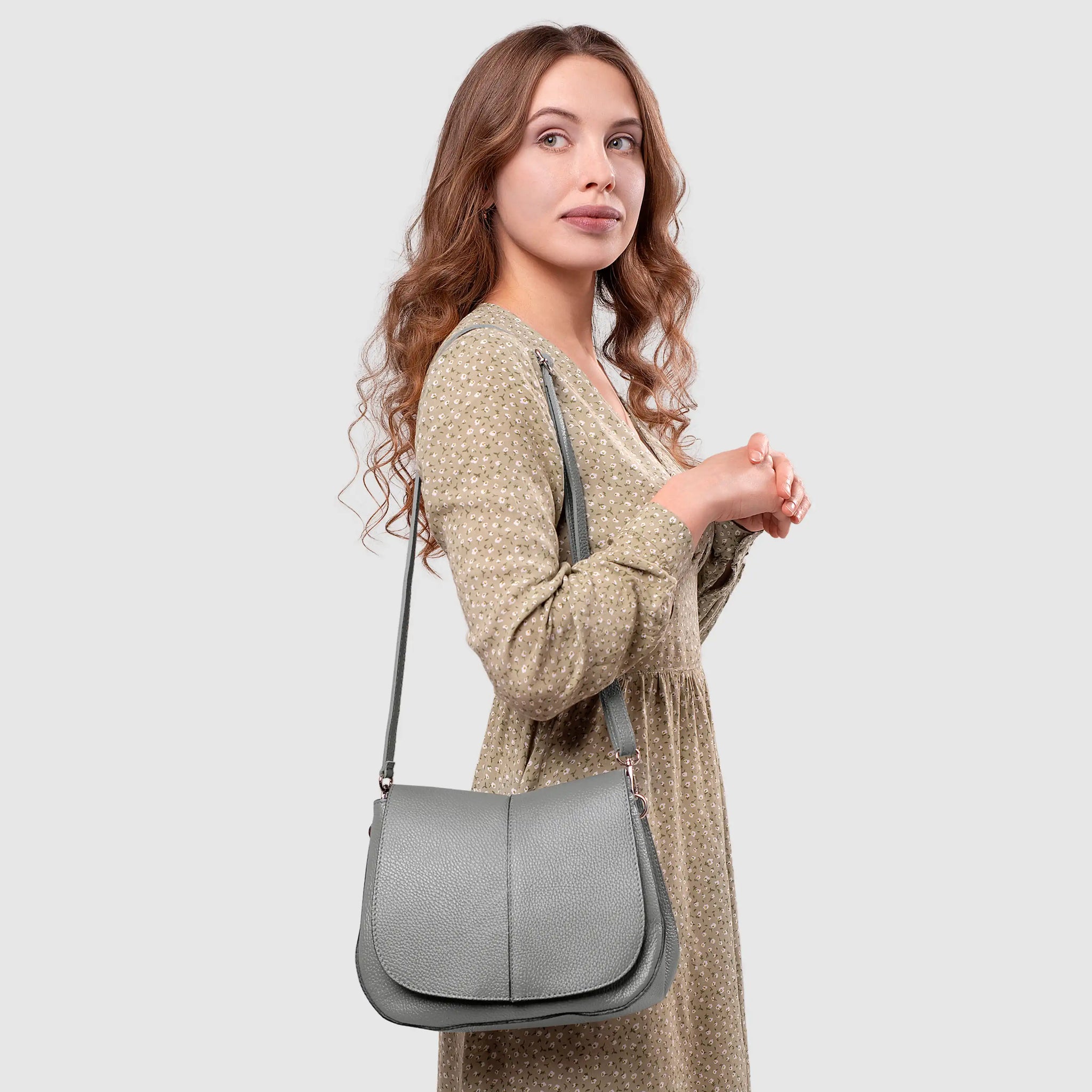 Calf Leather Shoulder Bag