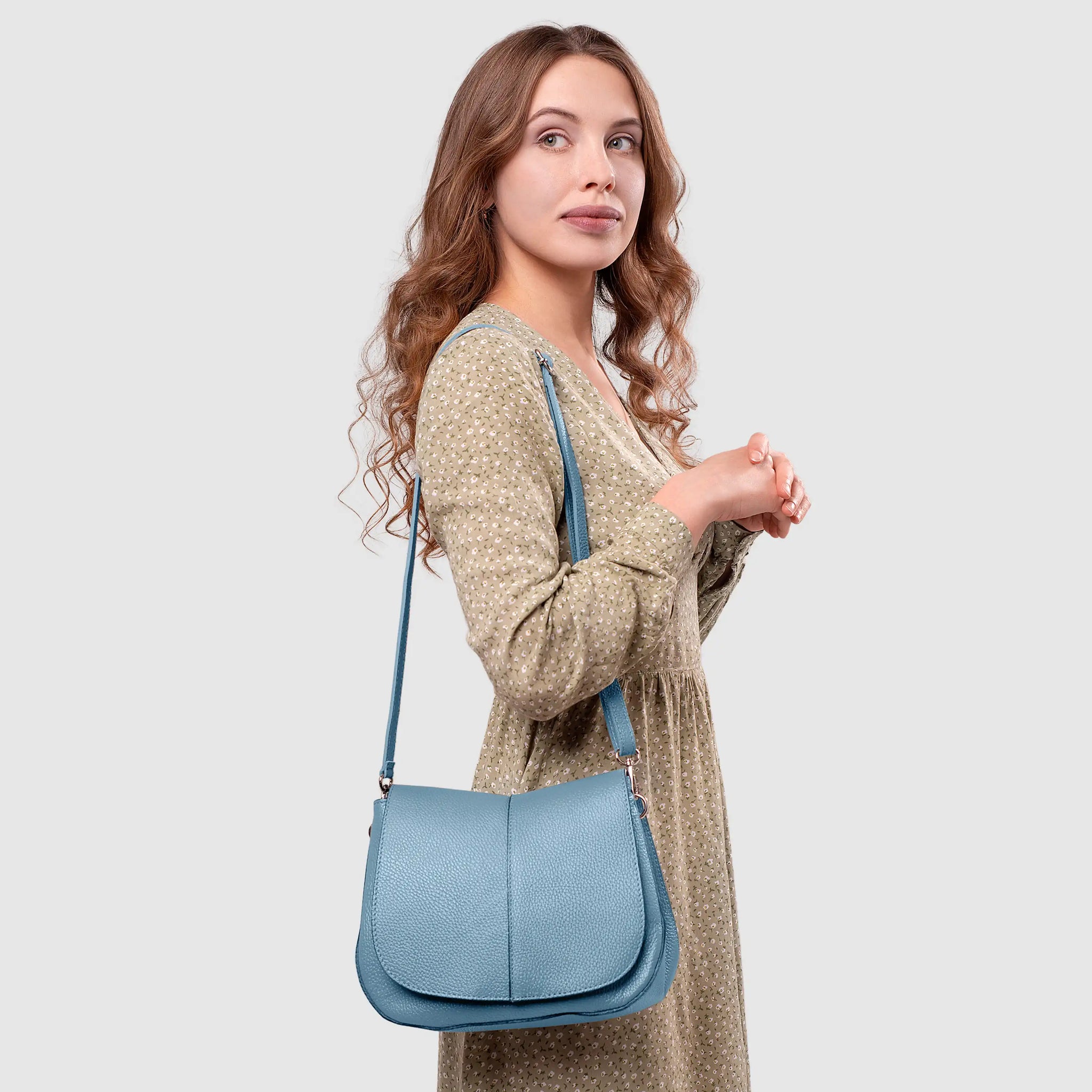 Calf Leather Shoulder Bag