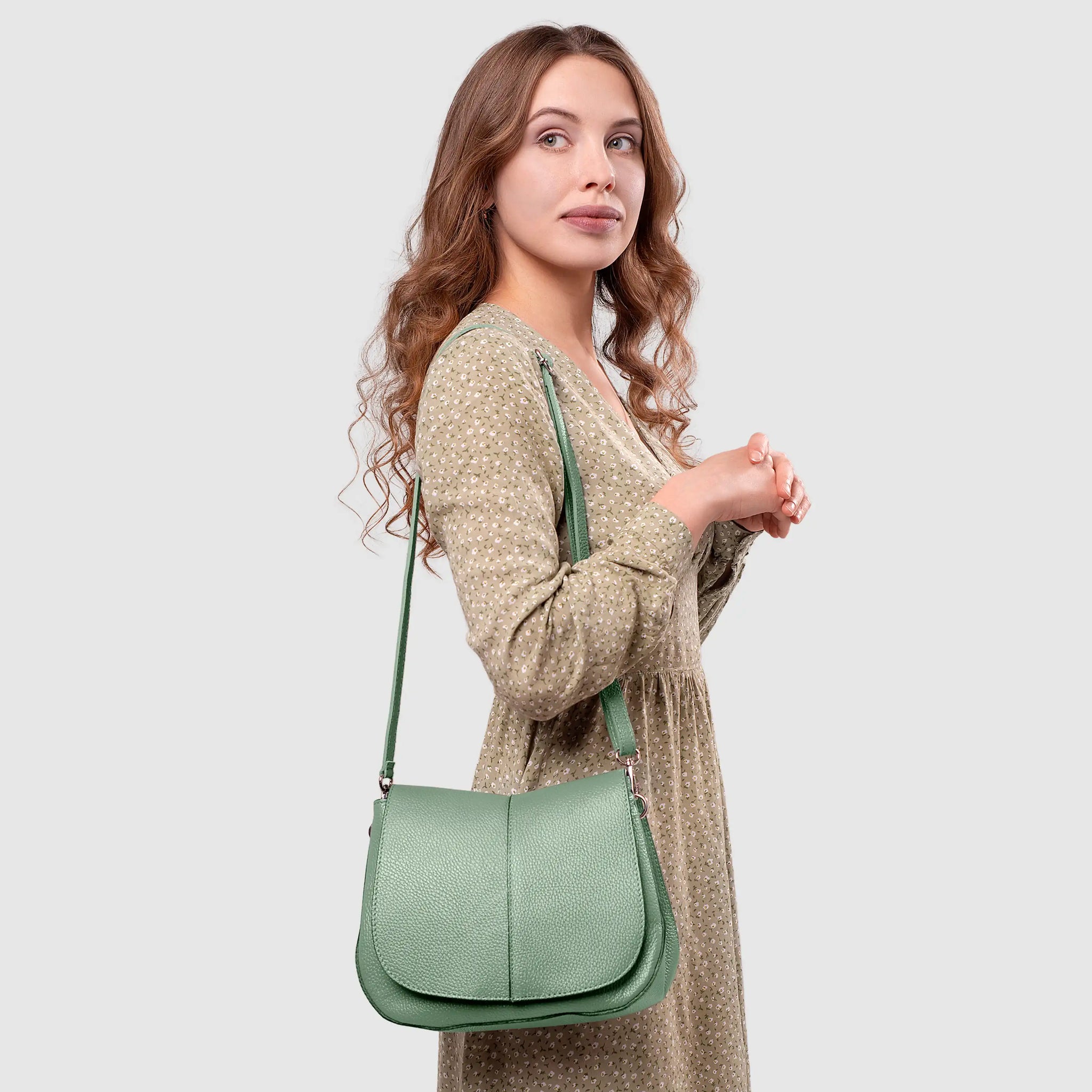 Calf Leather Shoulder Bag