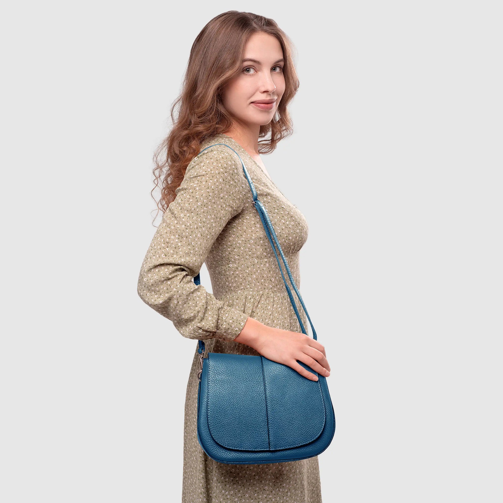 Calf Leather Shoulder Bag