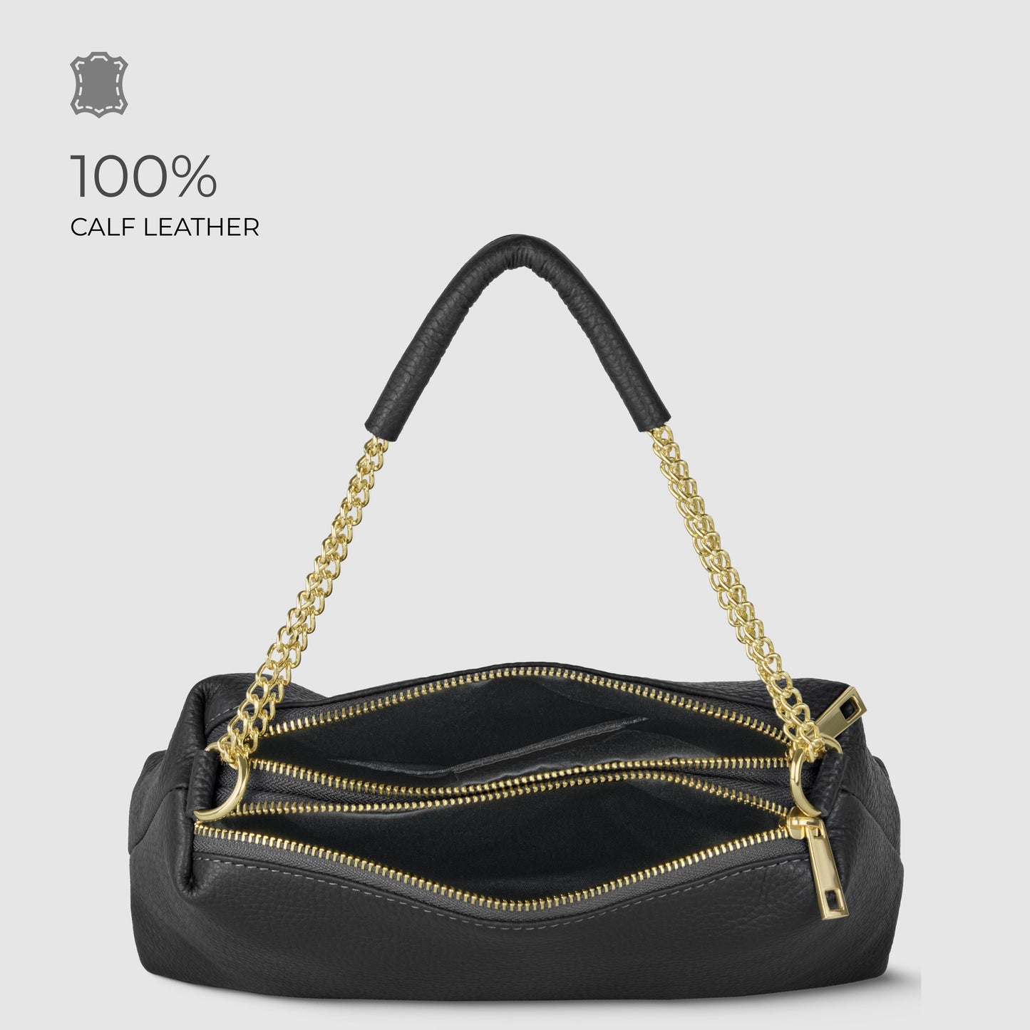 Calf Leather Crossbody Bag
