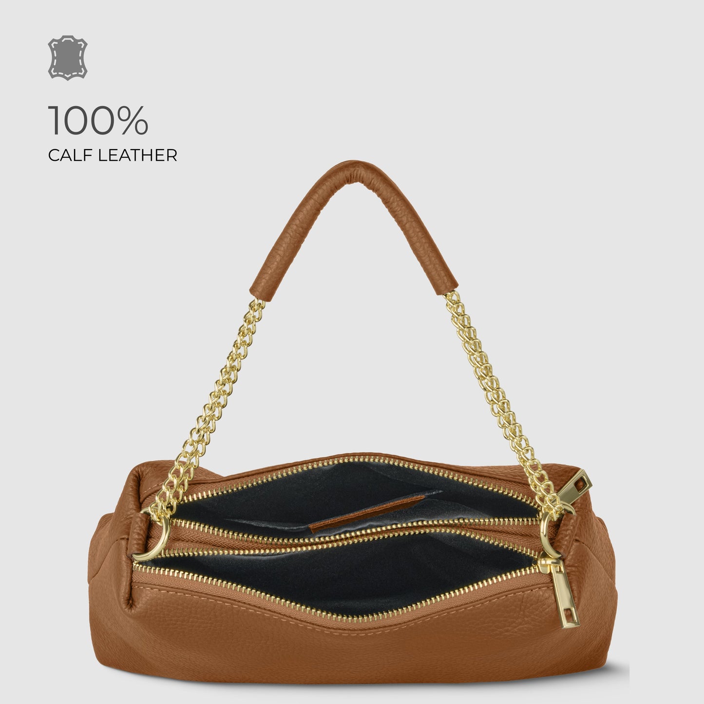 Calf Leather Crossbody Bag