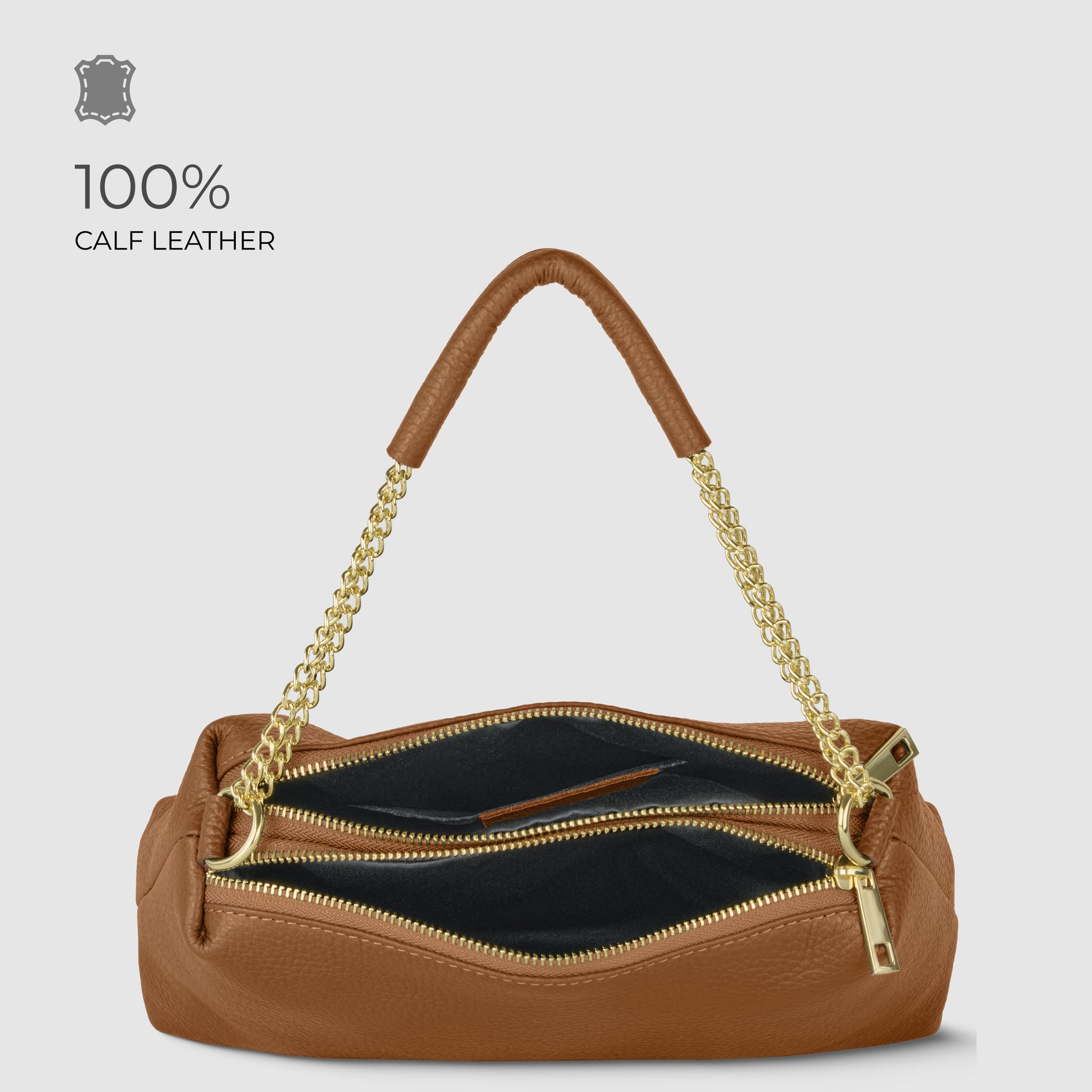 Calf Leather Crossbody Bag