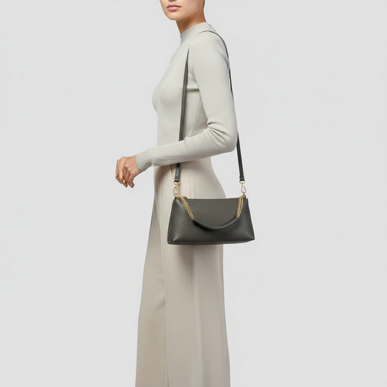 Calf Leather Crossbody Bag
