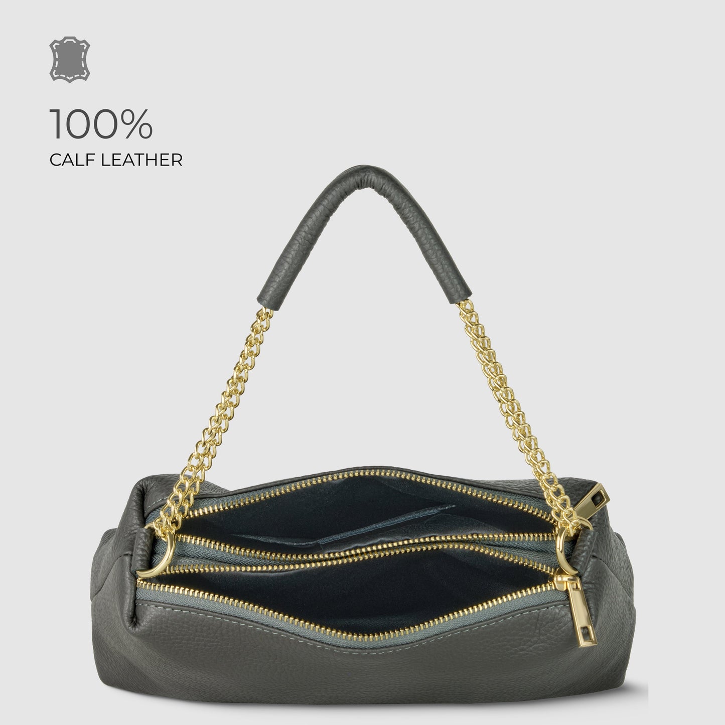 Calf Leather Crossbody Bag