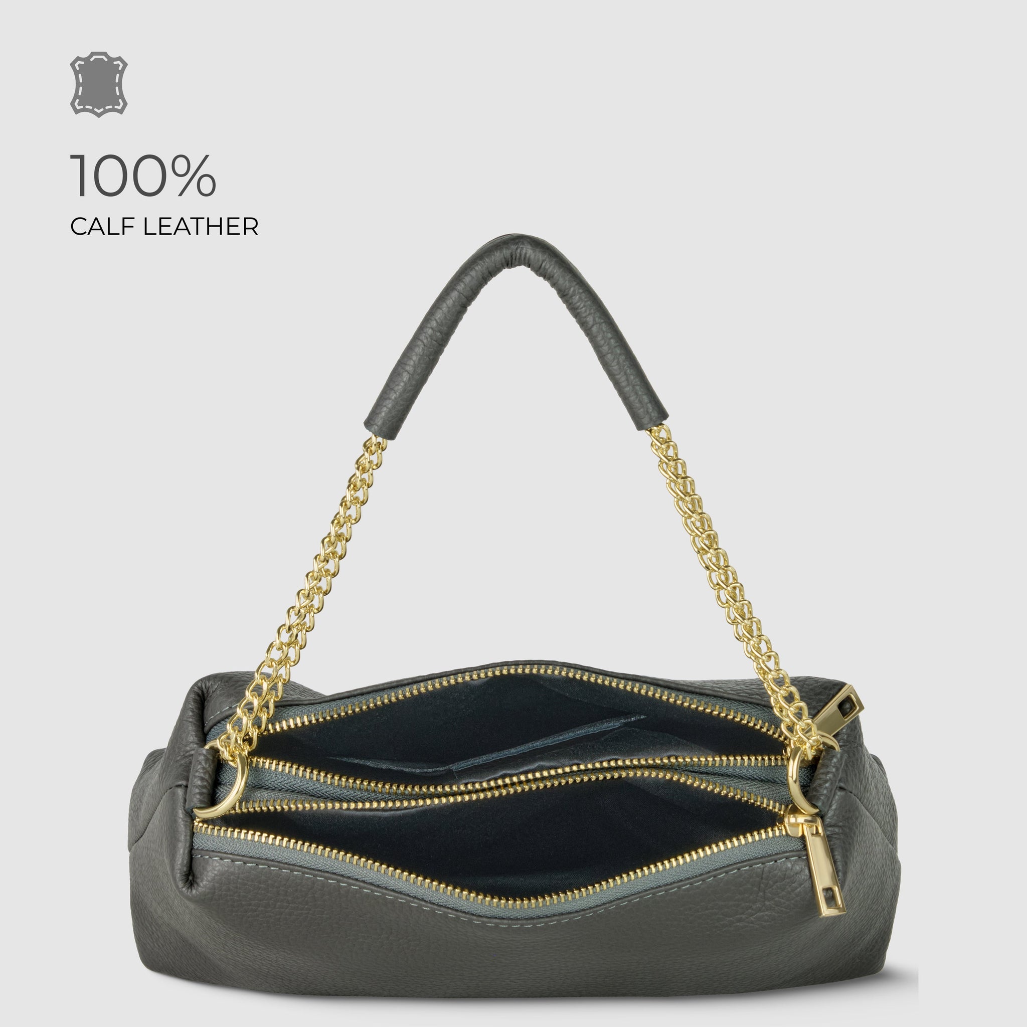 Calf Leather Crossbody Bag
