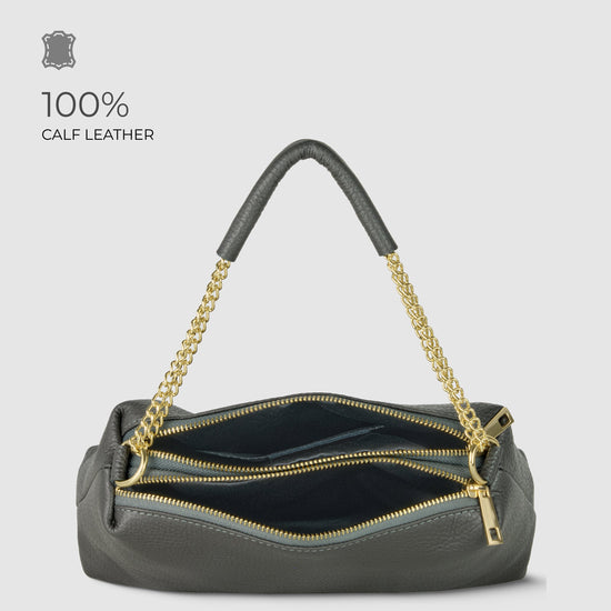 Calf Leather Crossbody Bag