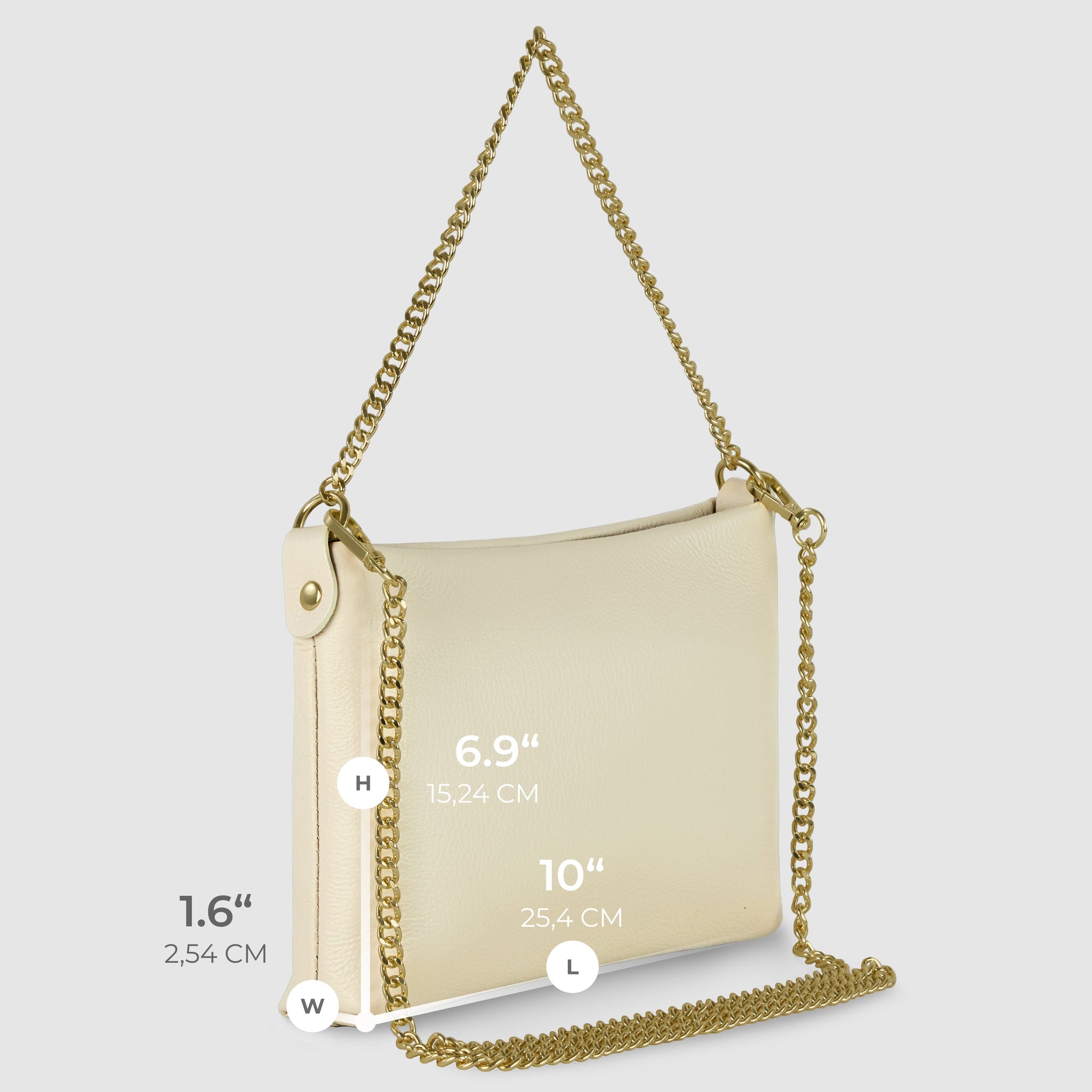 Calf Leather Crossbody Bag