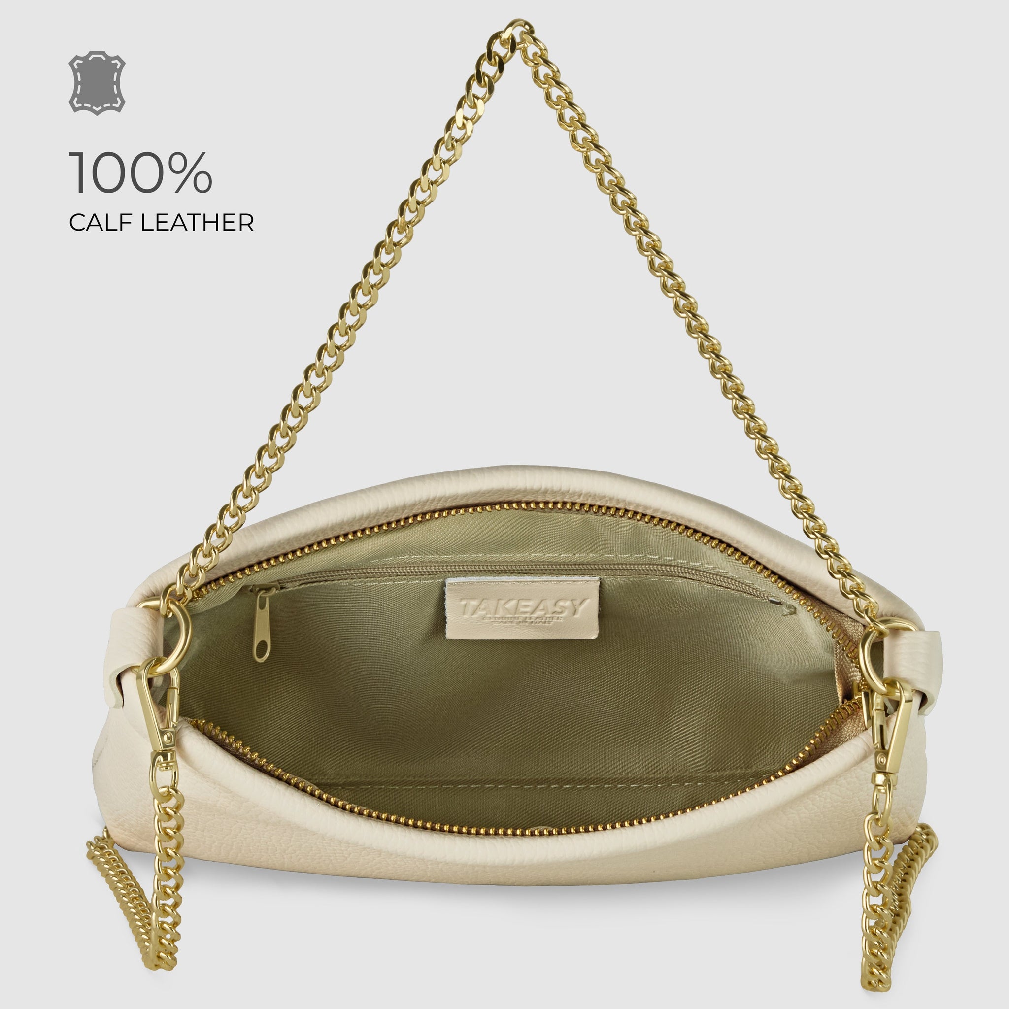 Calf Leather Crossbody Bag