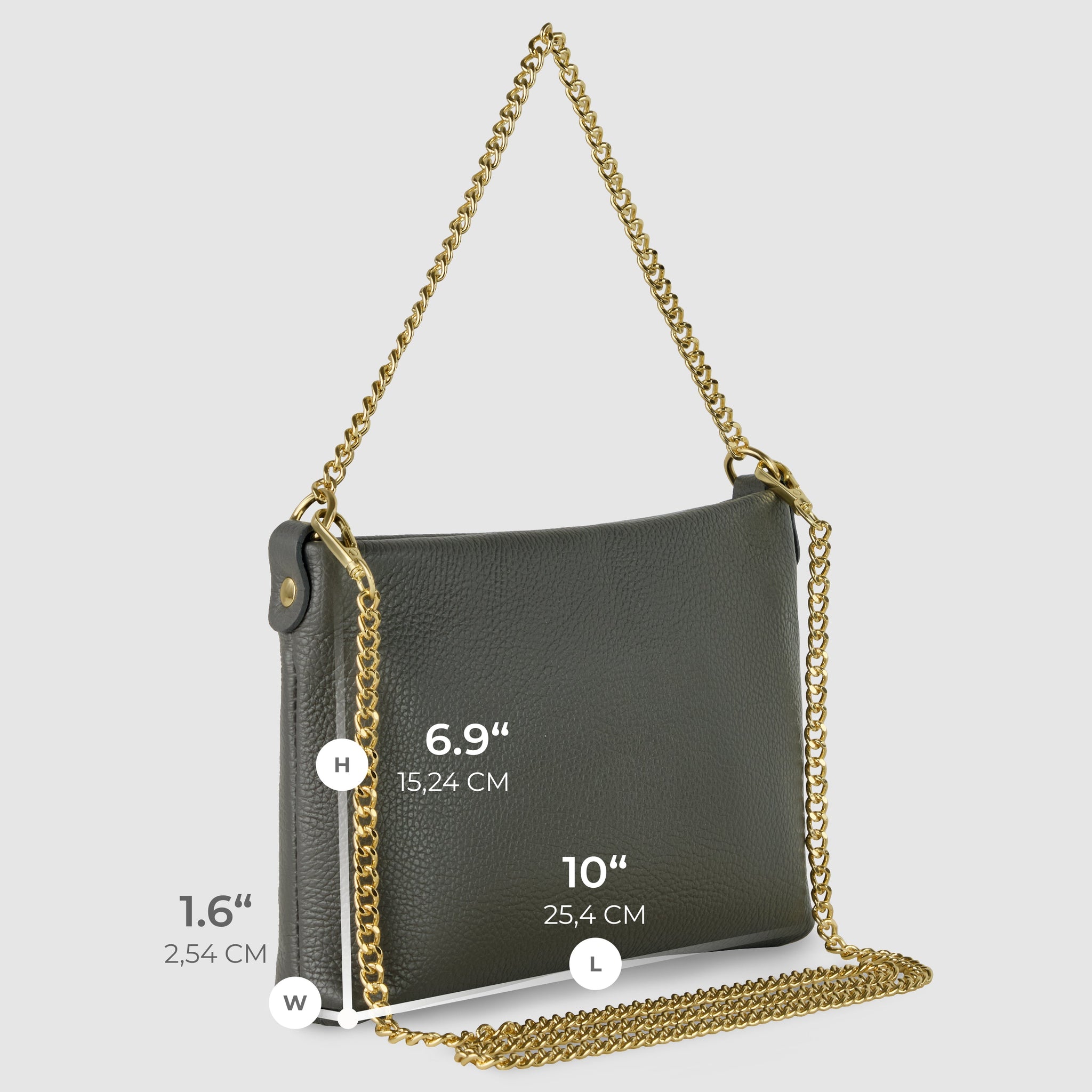 Calf Leather Crossbody Bag