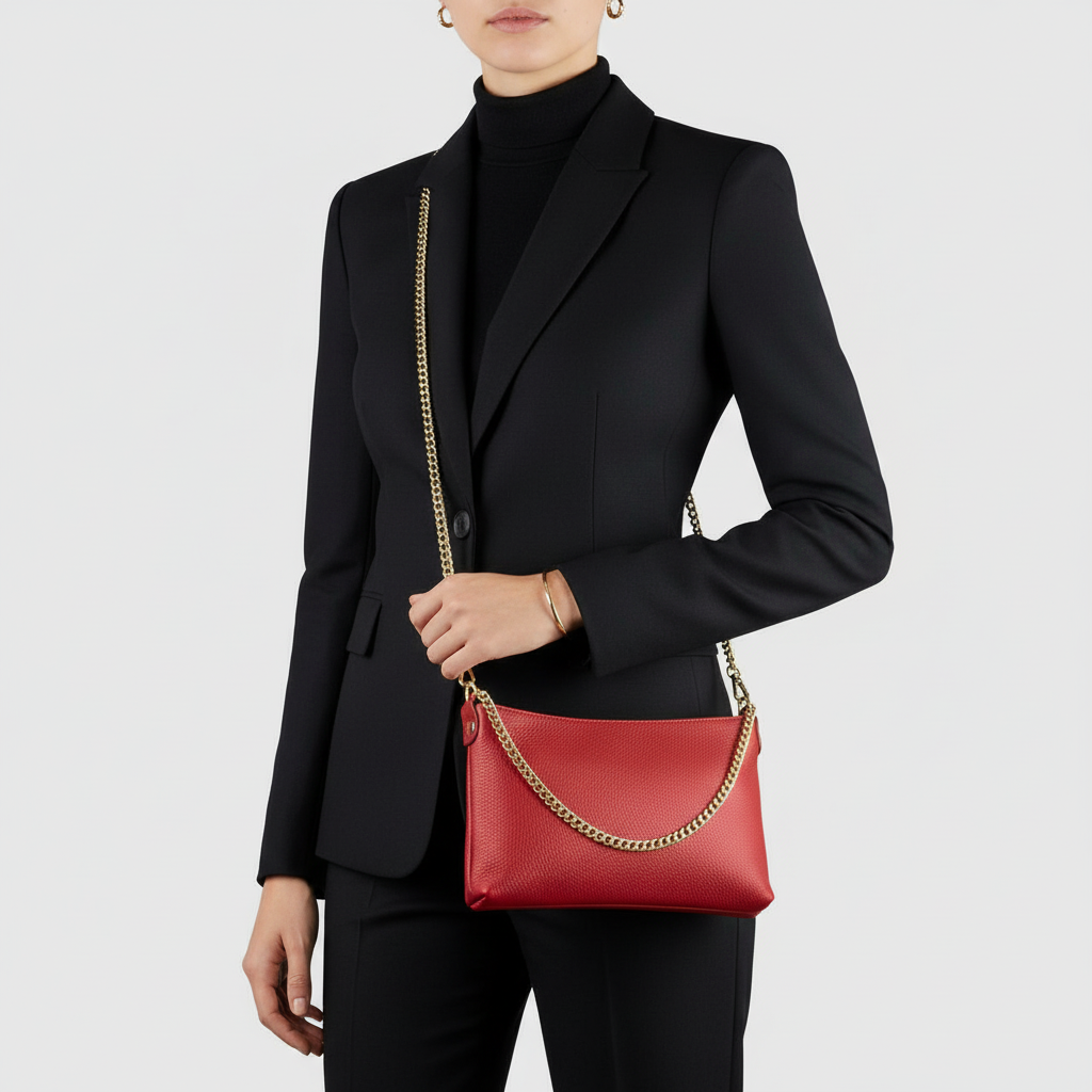 Calf Leather Crossbody Bag